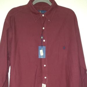 Men's Polo Ralph Lauren button up sz XLT NWT